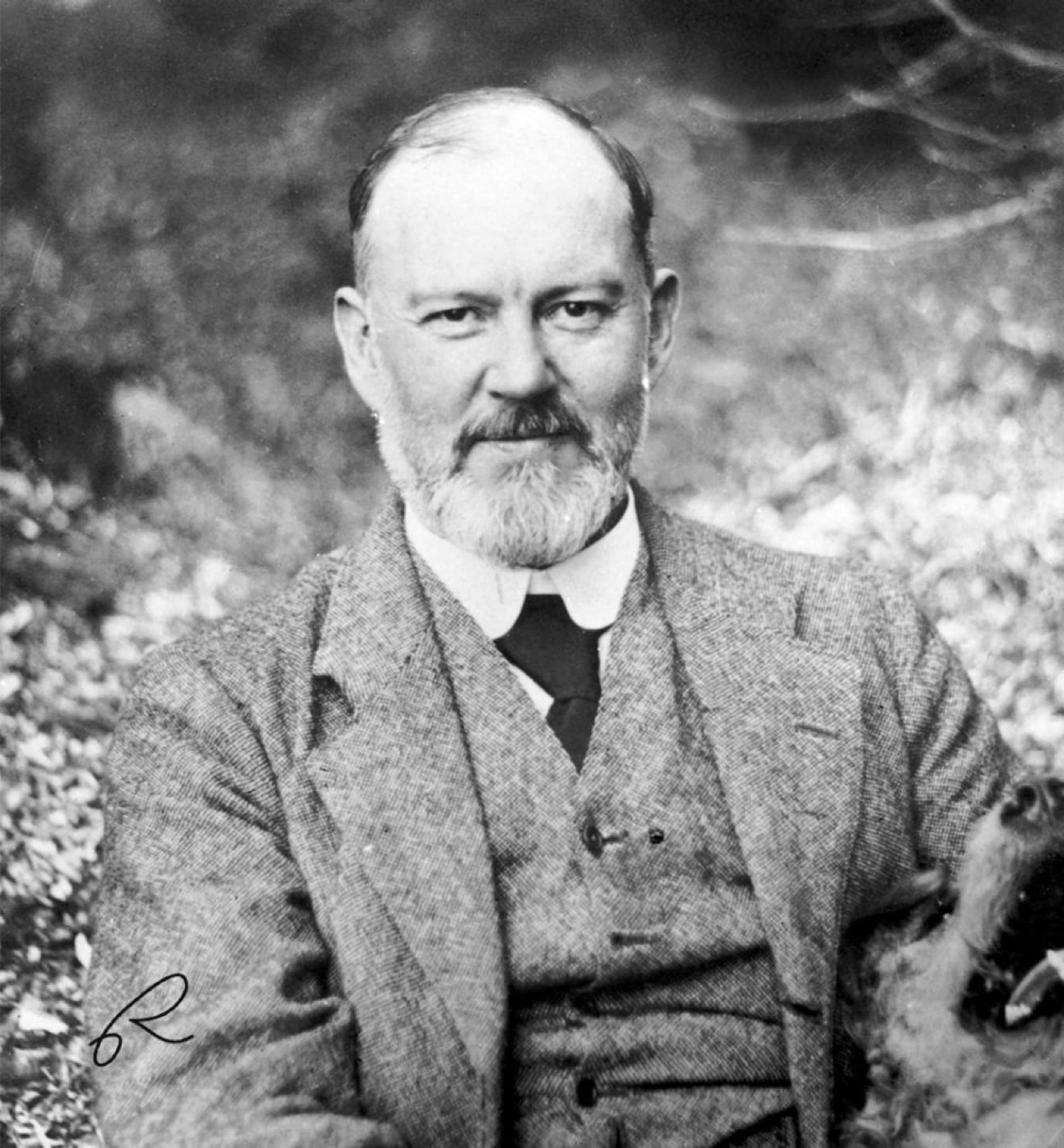 Historic photograph of Claude Johnson, business partner of Charles Rolls and managing director of Rolls-Royce