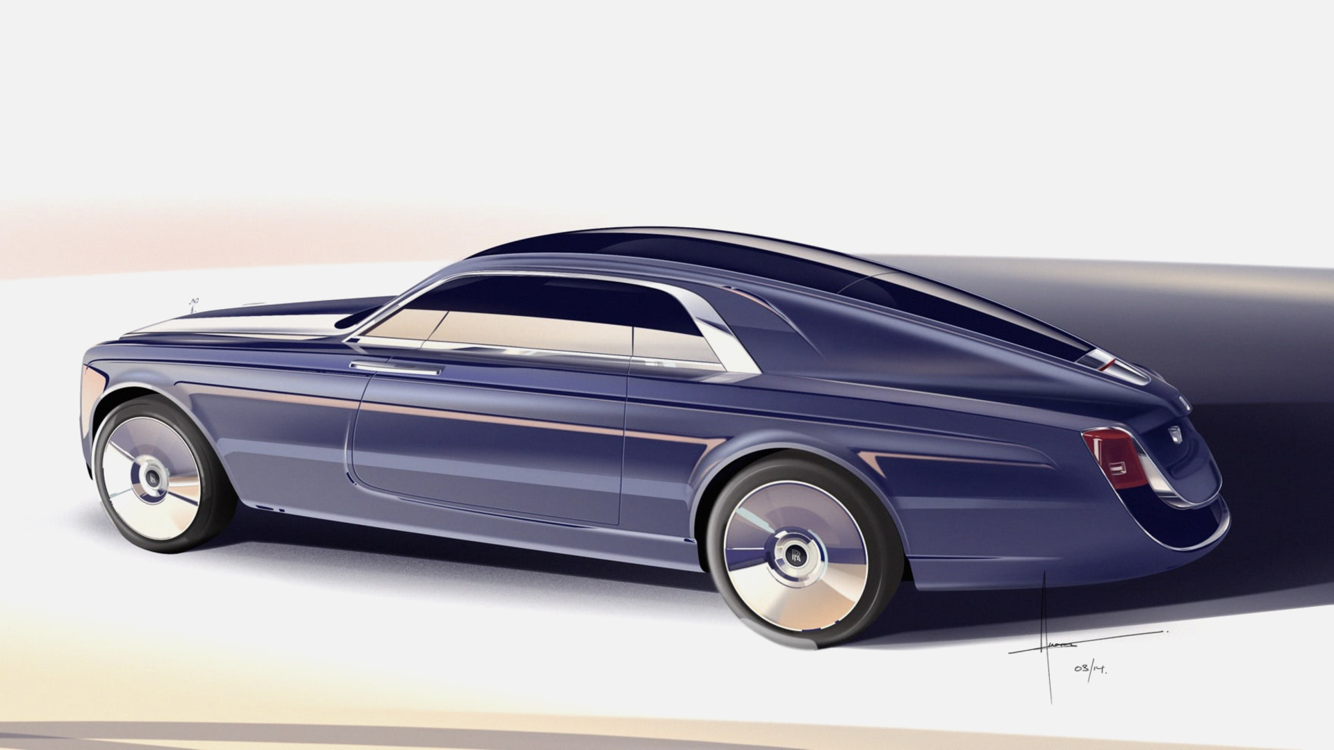 Rolls-Royce Swepttail side view