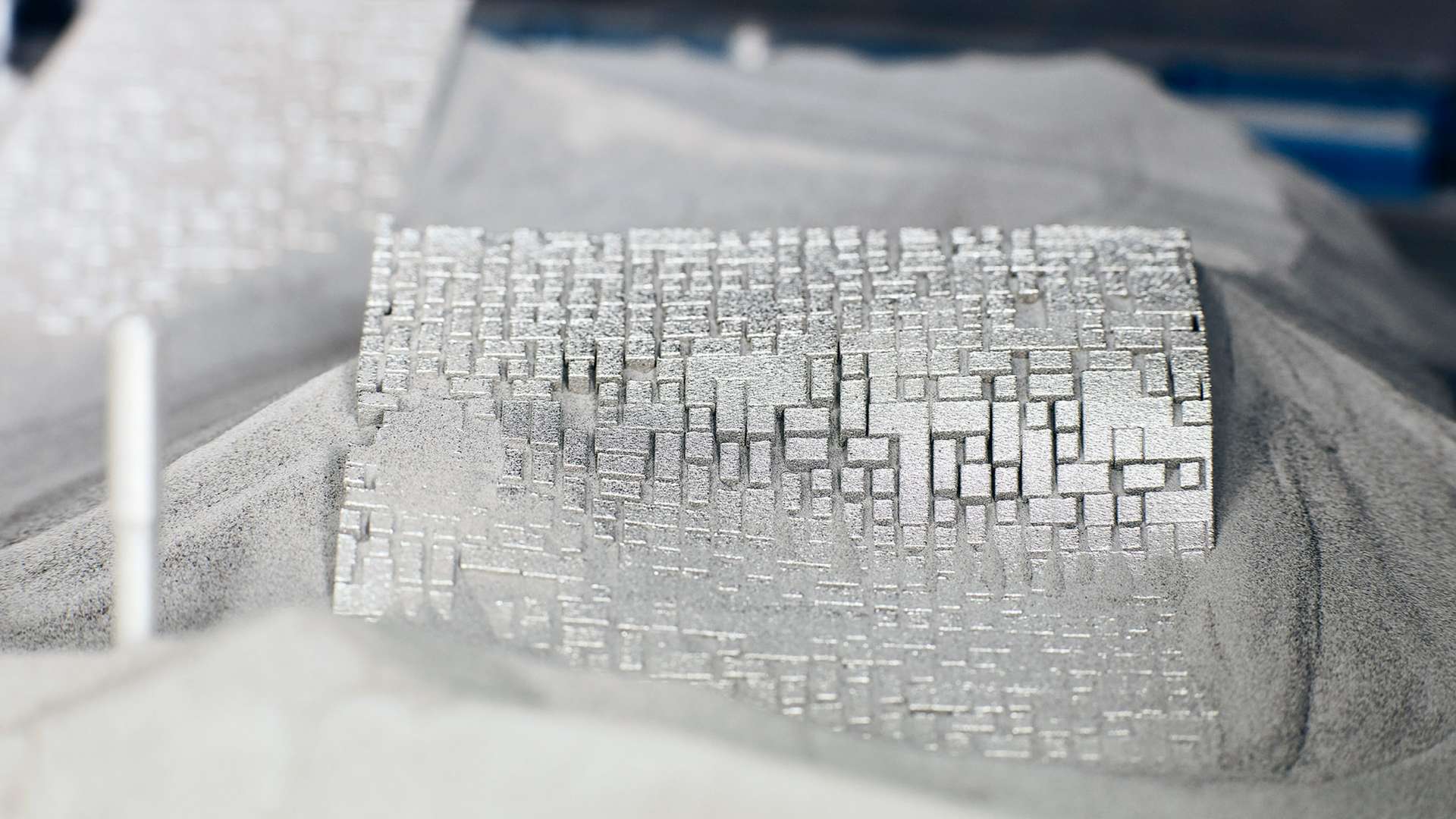 A close up of the process of creating Digital Soul, a bespoke Phantom Gallery that recreates a customer's DNA onto 24k plated gold