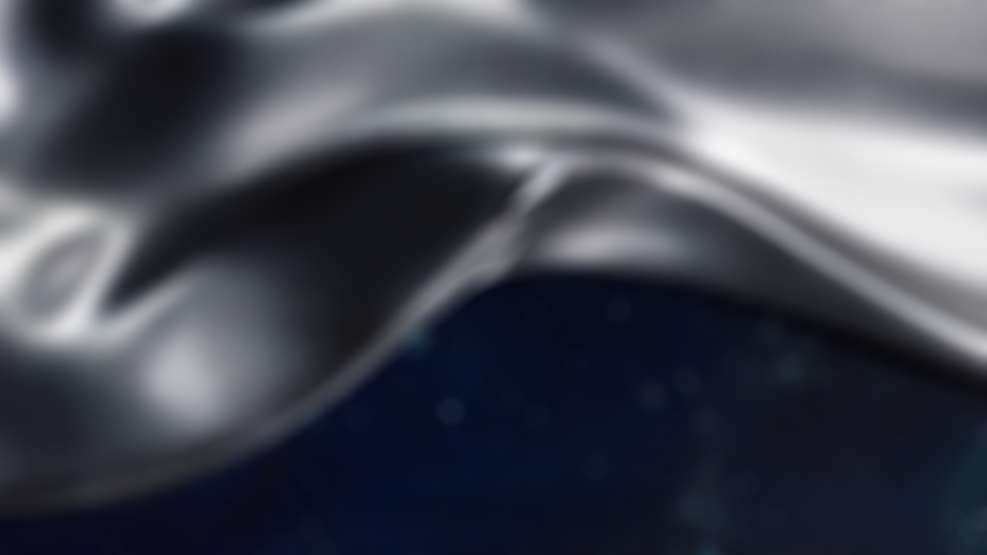 Abstract image of flowing metallic material