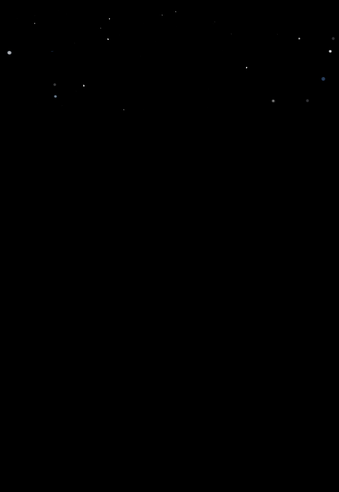 Stars against black sky