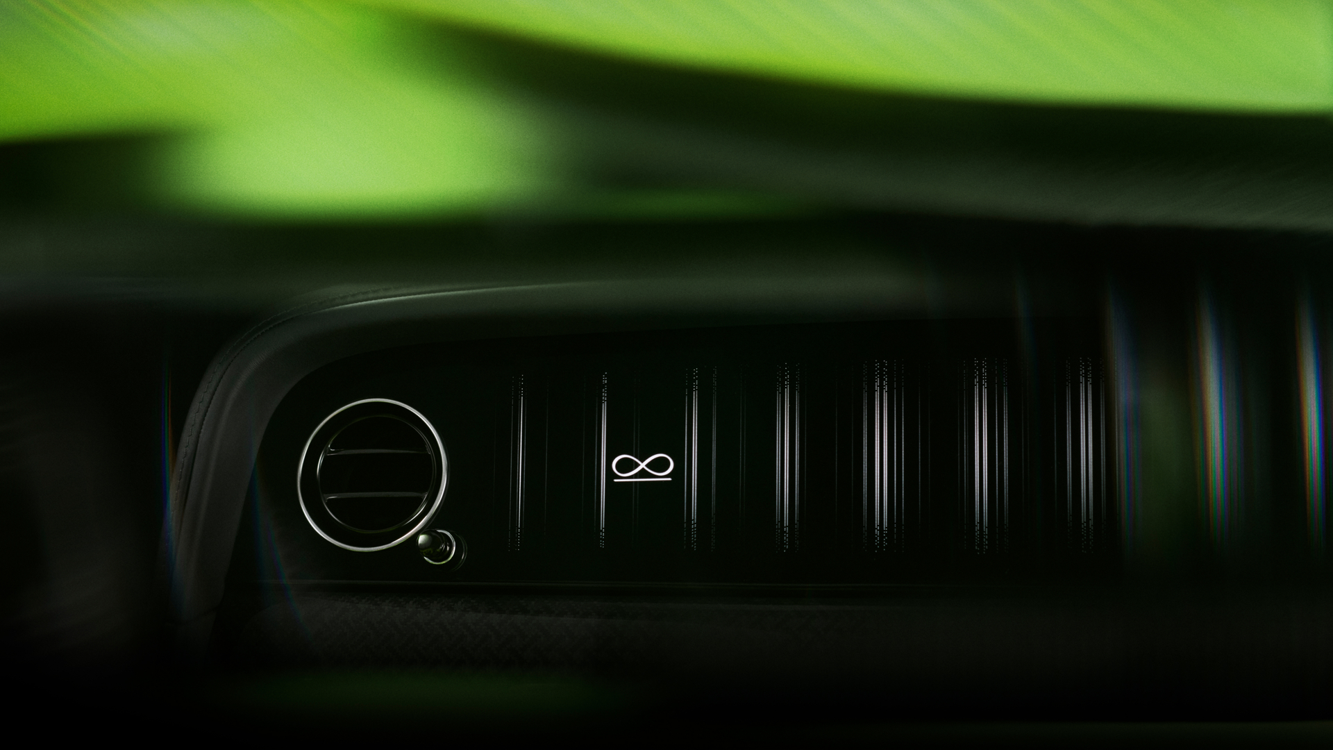 Detailed view of the Illuminated Fascia 