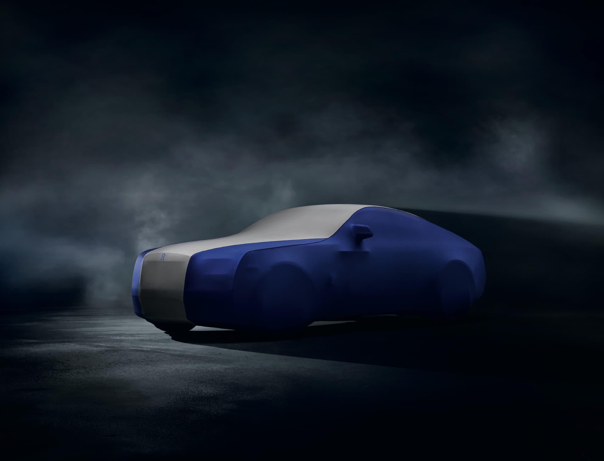 Bespoke, tailored indoor covers handmade to mirror the contours of a Rolls-Royce motor car
