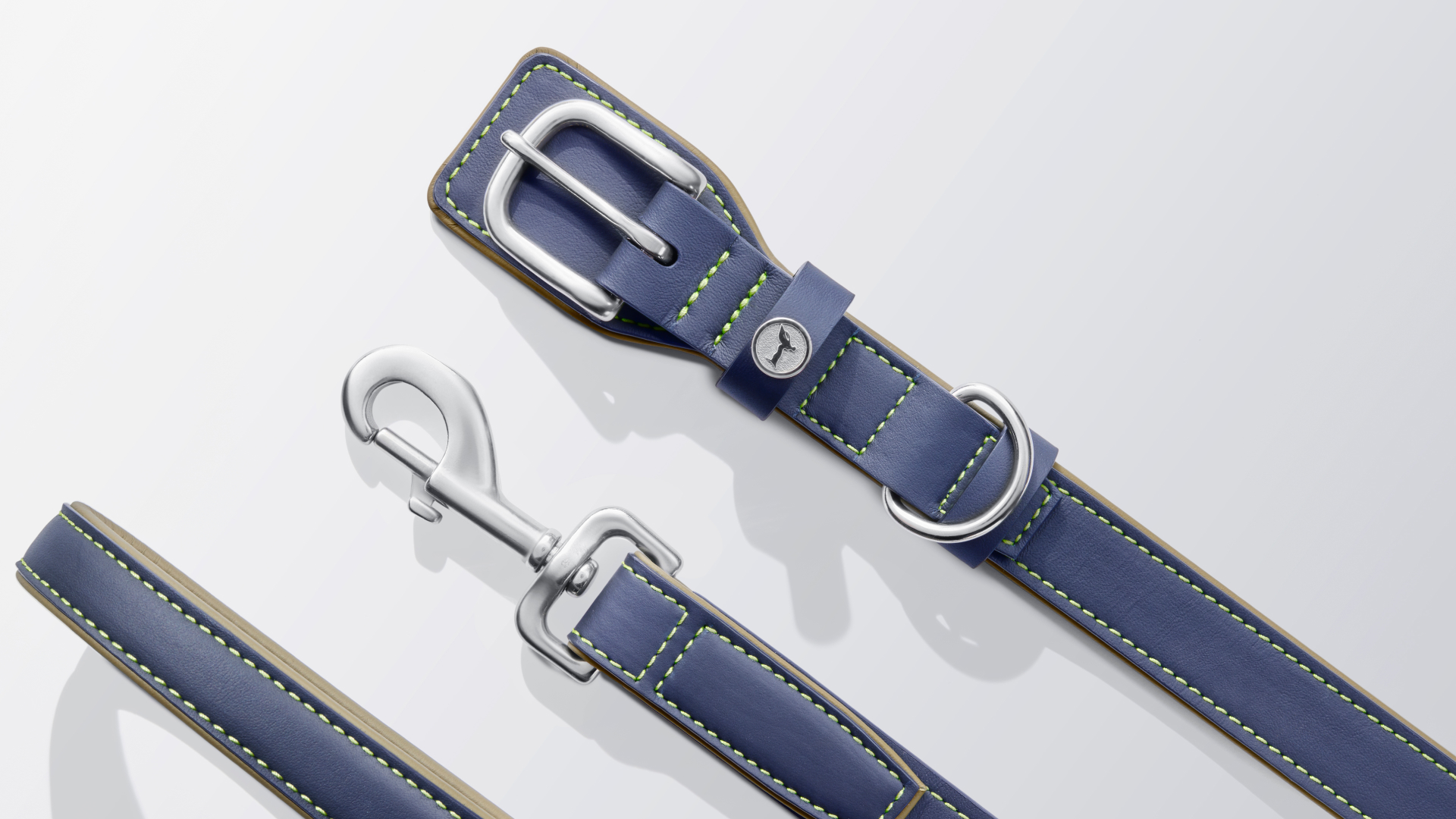 Detailed view of the Rolls-Royce Dog Collar and Lead