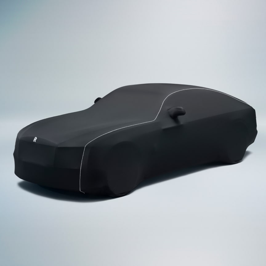 Rolls-Royce tailored indoor car cars in black, handmade to the highest standard and designed to perfectly follow the contours of your motor car