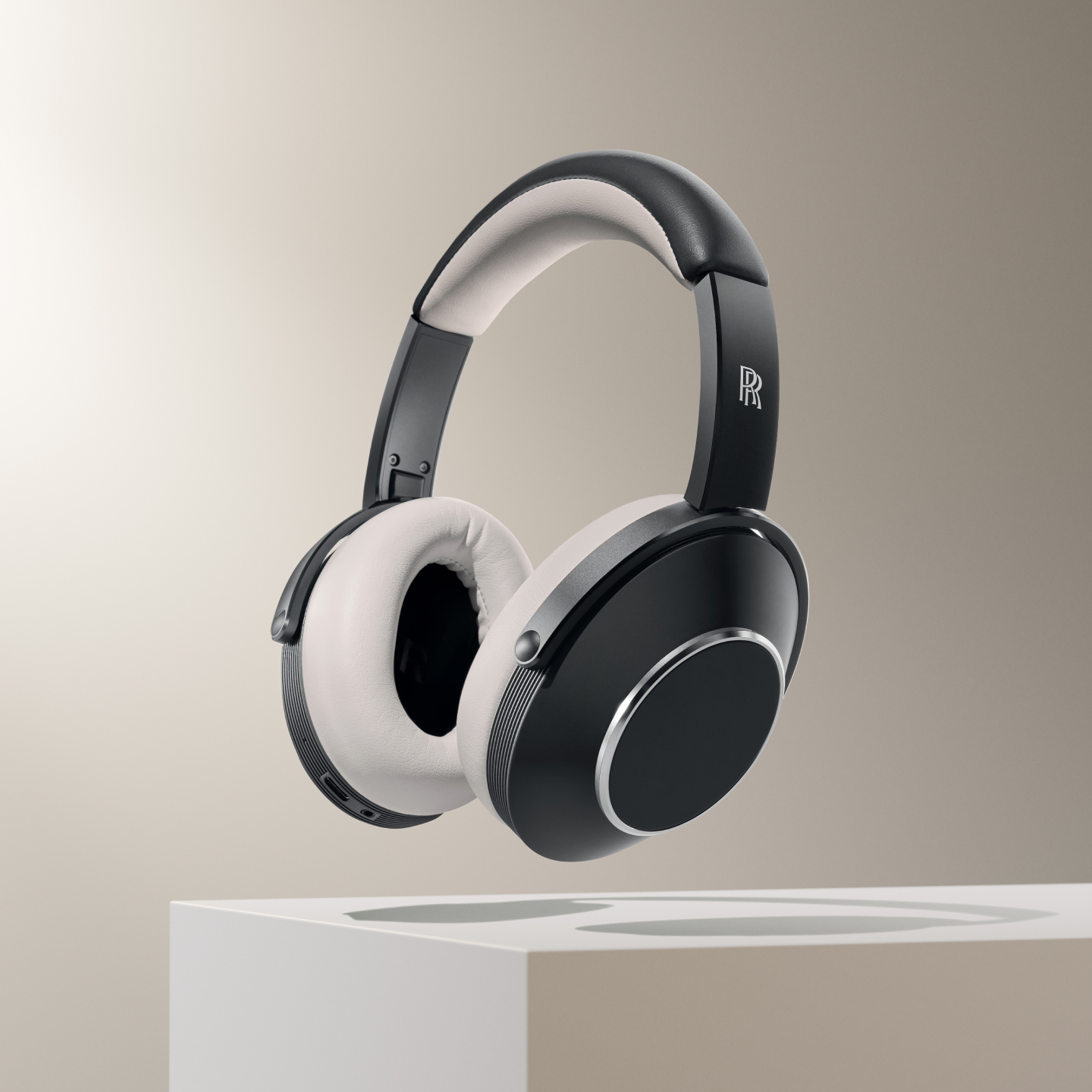 A lightweight bluetooth Rolls-Royce headphones with monogram