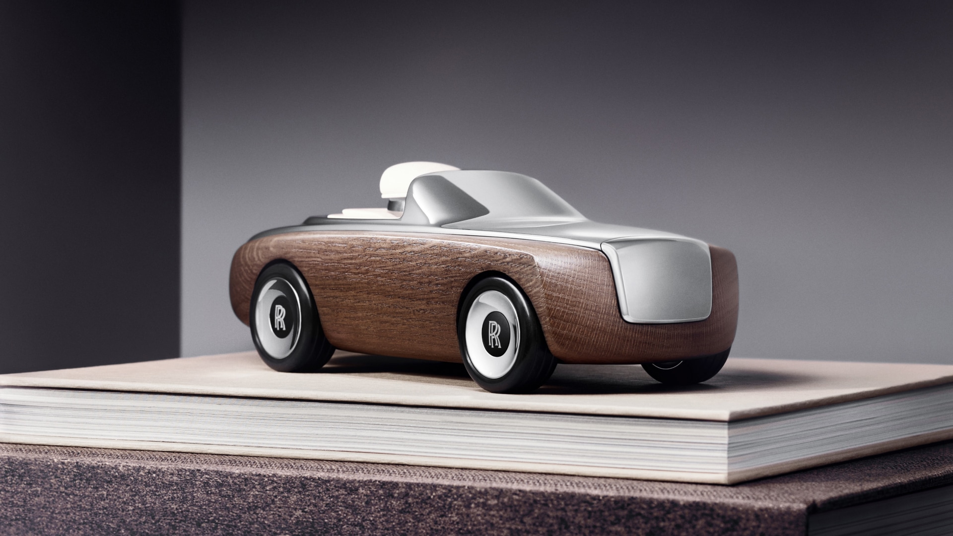 Rolls-Royce Cameo on top of a book