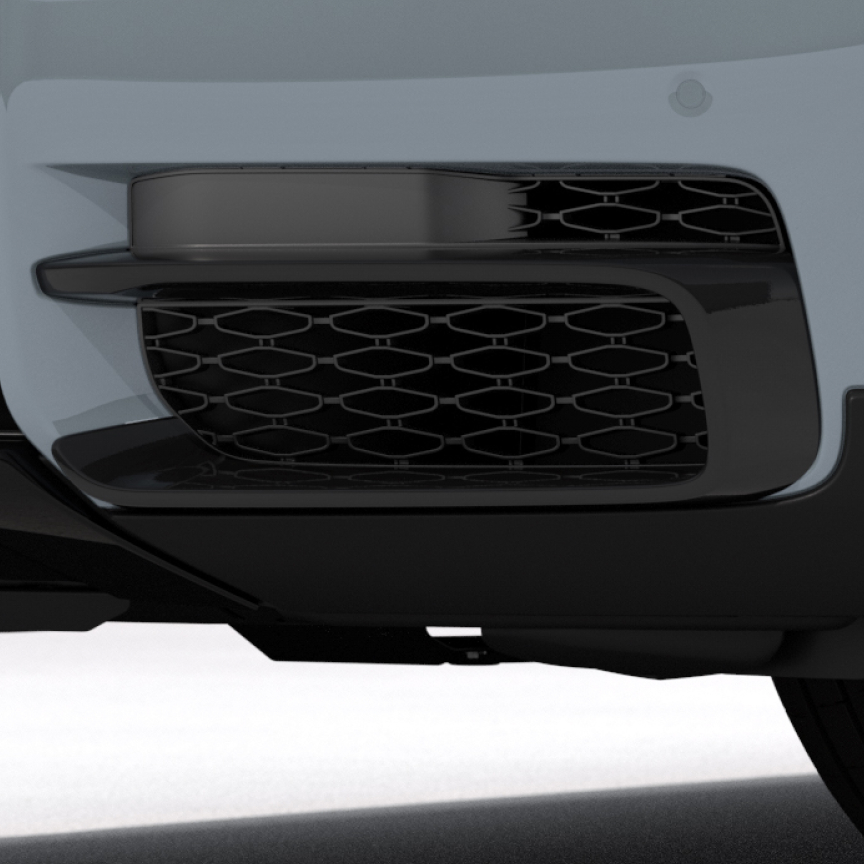 <p>保险杠嵌件拥有强烈的视觉冲击力,能够显著增强库里南的外观表现力。</p>