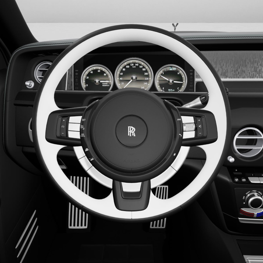 <p>粗缘饰边双色调方向盘提供多种颜色选择,为您选定的内饰方案增添优美的视觉和谐感。</p>