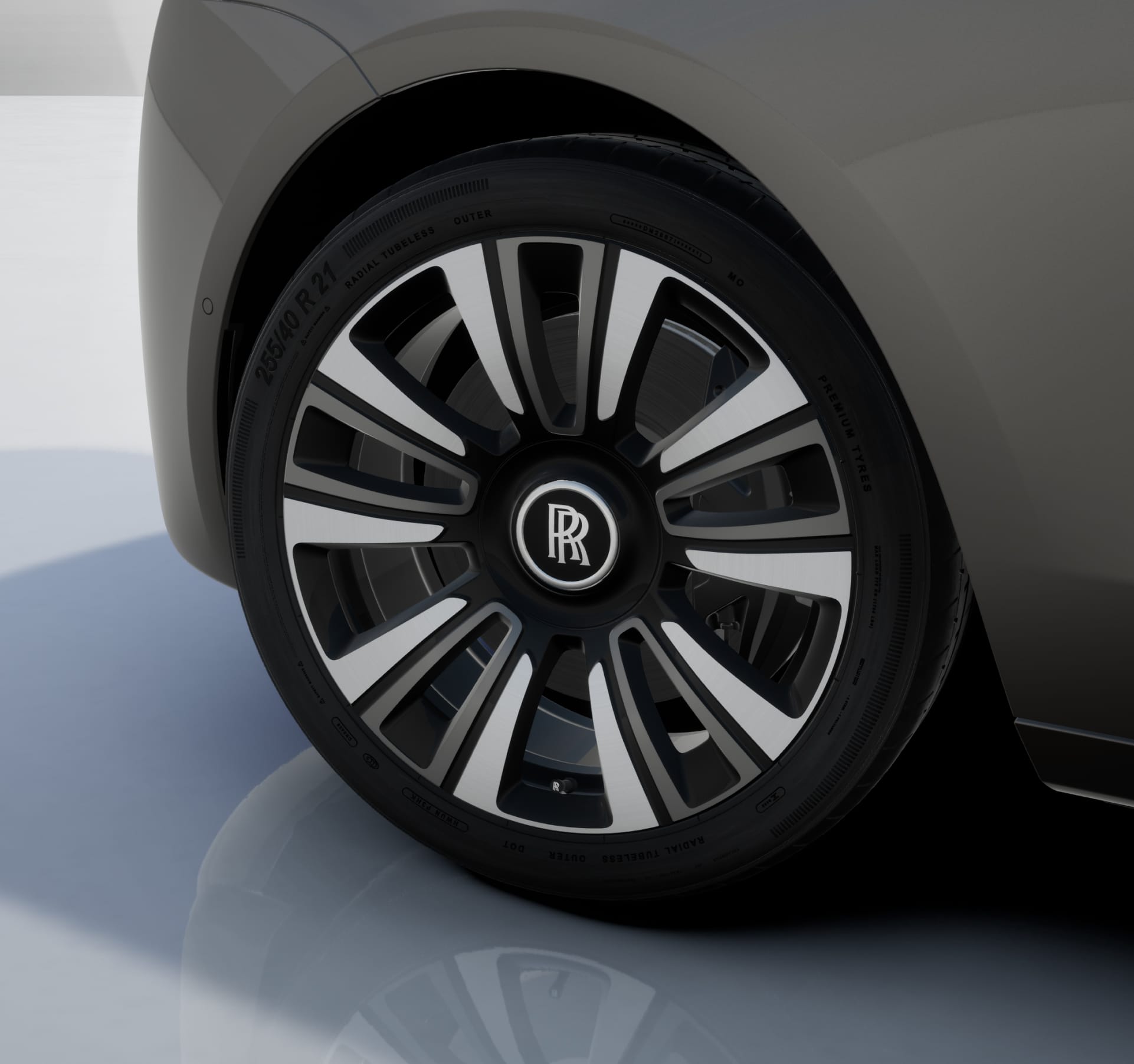 Tri colour wheel for Rolls-Royce Ghost