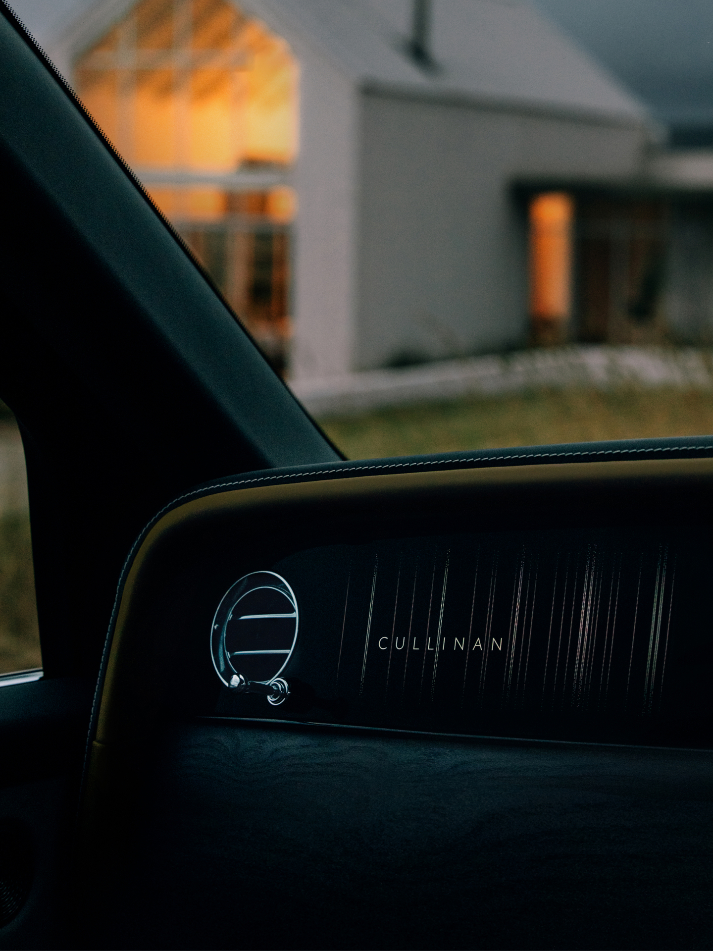 Engraved treadplate with "Cullinan"