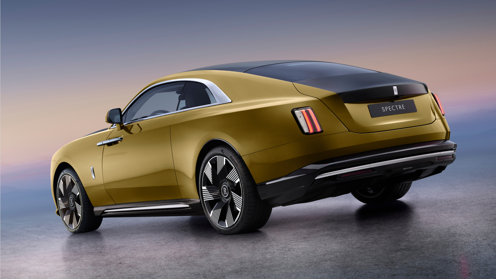 Rolls-Royce Spectre from the back