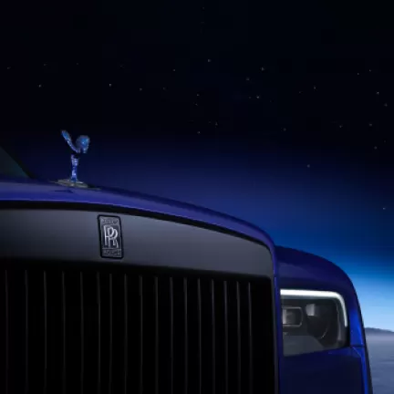 Introducing Black Badge Cullinan Blue Shadow, a Private Collection inspired by the outer limits of Earth’s atmosphere, an intense blue zone where darkness becomes visible.