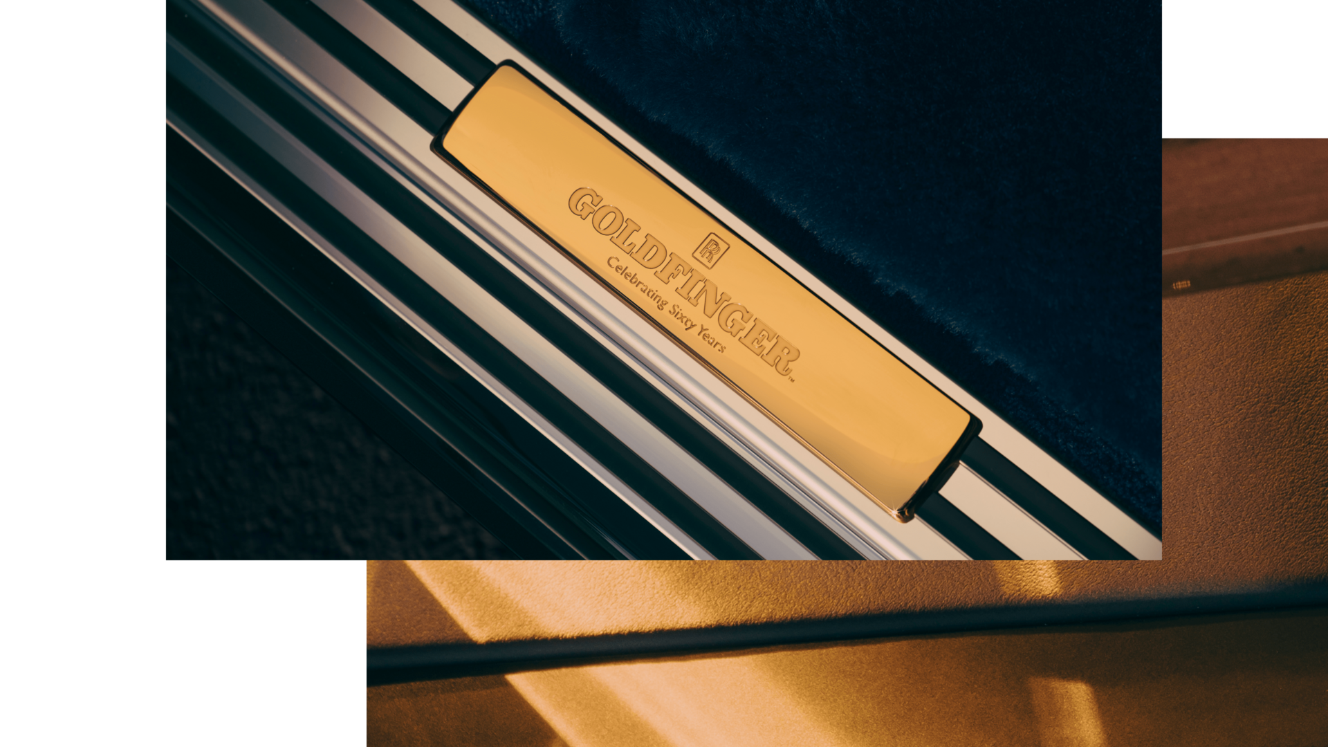 Image of the Phantom Goldfinger gold door panel.