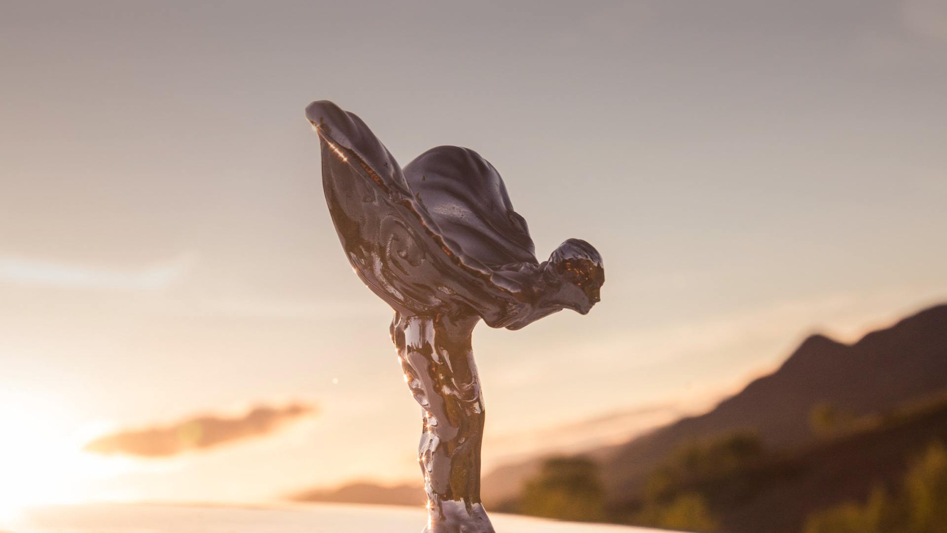 Close up of a Spirit of Ecstasy